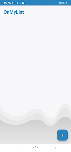 Android application OnMyList screenshort