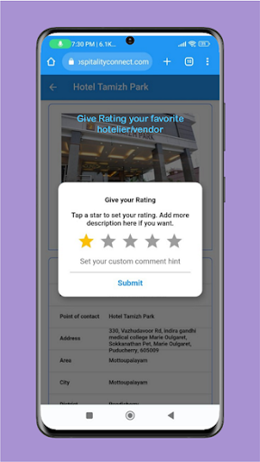 bm hospitality connect app Screen 2