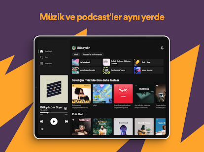 Spotify: Müzik ve Podcast'ler Screenshot