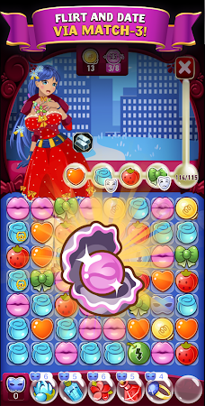 Game screenshot Puzzle of Love: anime date sim mod apk
