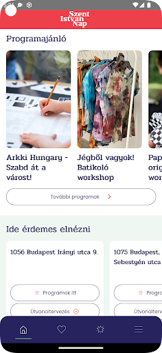 Android application Szent István Nap screenshort