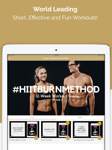 Screenshot of HIITBURN: Workouts From Home