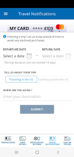 FreedomCU Card Control screenshot 5