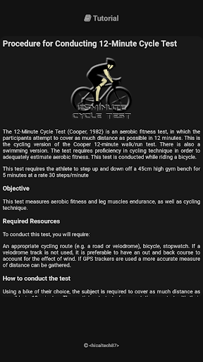 12-Minute Cycle Test Screen 2