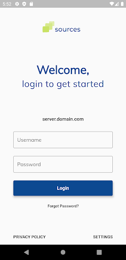 Android application DFsources screenshort