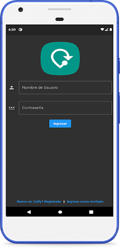 Android application Calfy screenshort