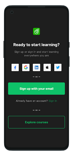 Android application Pinecone for Mobile screenshort