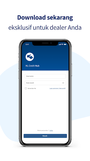 Android application Credit Hub screenshort