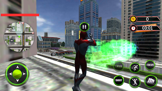 Ultra-man City Flying Hero 1.1 APK screenshots 15
