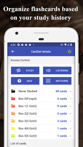 Screenshot of TEAS Flashcards