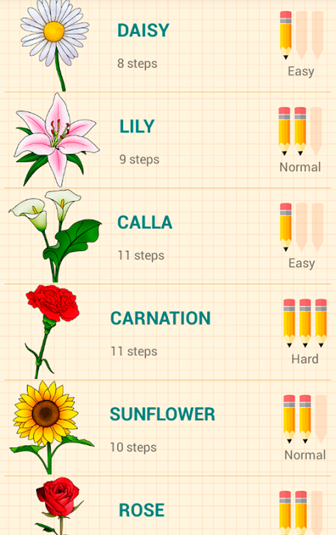 How to Draw Flowers - 5.4 - (Android)