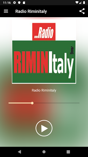 Android application Radio Riminitaly screenshort