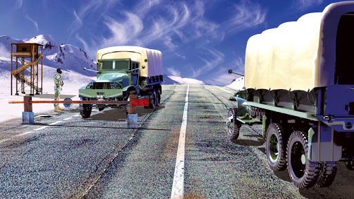 Army Truck Drive Game Screen 2