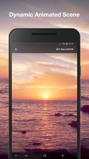 Beach Sunrise Live Wallpaper Screen 2