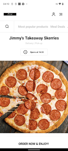 Android application Jimmy's Takeaway Skerries screenshort