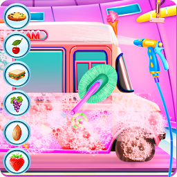 Immagine dell'icona Girly Ice Cream Truck Car Wash