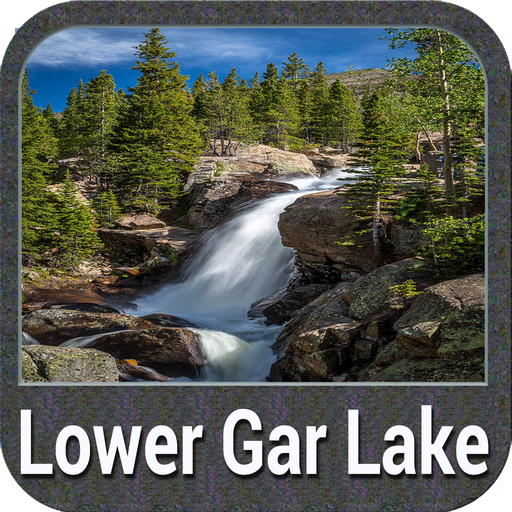 Lower Gar Lake - IOWA GPS Map logo