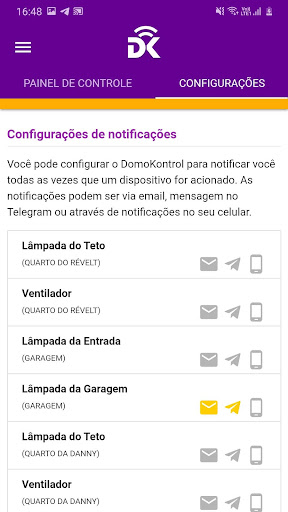 DomoKontrol Screen 3