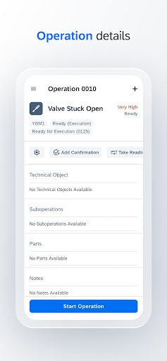 Screenshot of SAP Maintenance Assistant