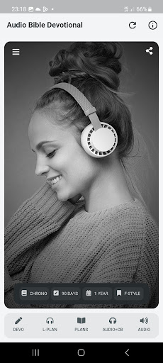 Android application Audio Bible Devotional screenshort