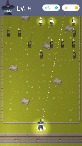 Android application Witch vs Zombie screenshort