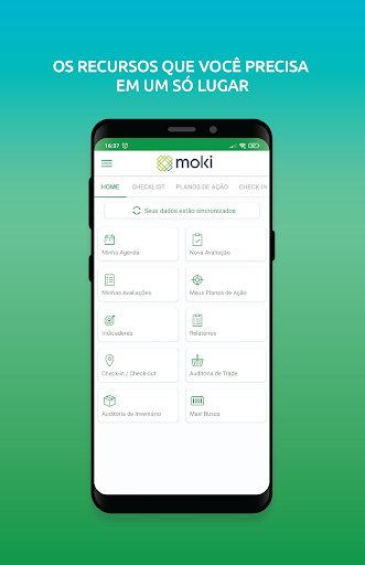 Android application Moki Checklist screenshort