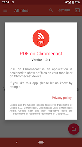 PDF Chromecast - Apps Google