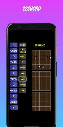 Android application 12Chord screenshort