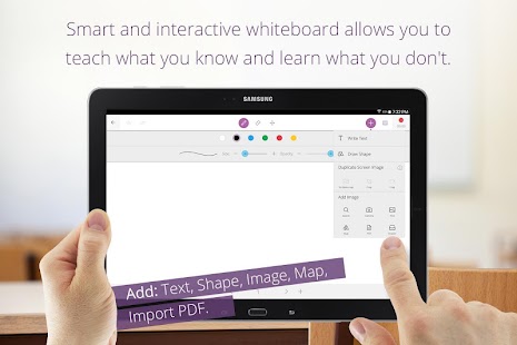 Clapp - Interactive Whiteboard Screenshot