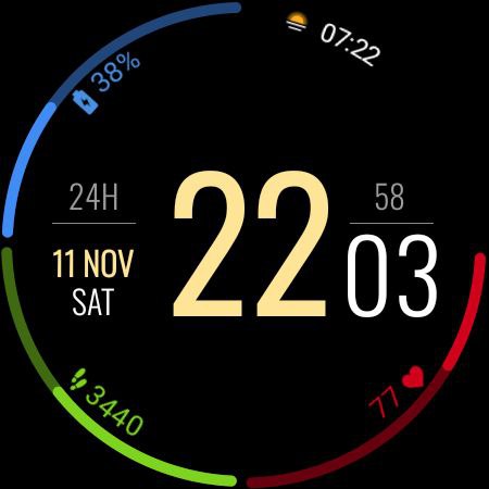 Dens Digital 1 Watch Face screenshot 12