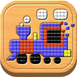 Kids Mosaic Art Shape and Color Picture Puzzles icon