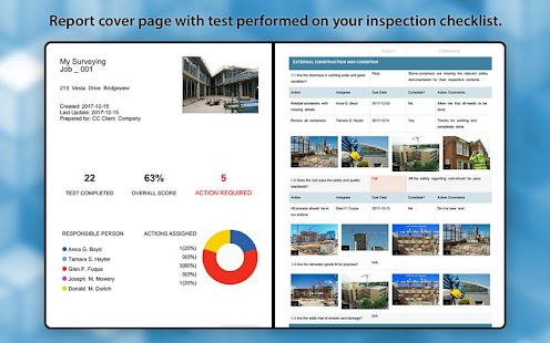 Onsite Checklist Screenshot