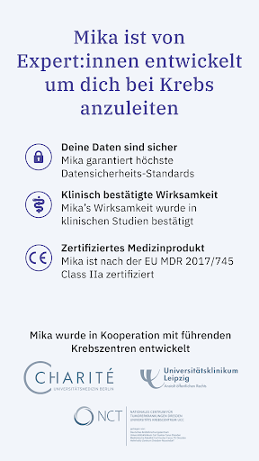 Krebs Therapie Assistent Mika Screen 3