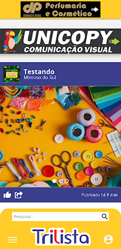 Android application Trilista screenshort