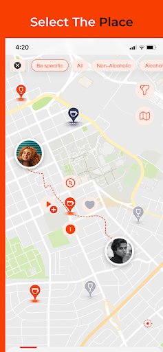 Android application Spotverse: Places & People screenshort