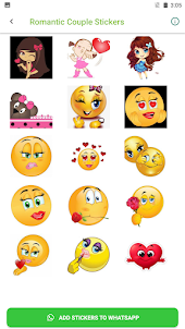 Romantic Stickers WASTickers