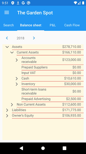 Accounting app - Tefteri Screen 2