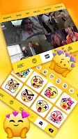 screenshot of Happy Emojis Gravity Keyboard 