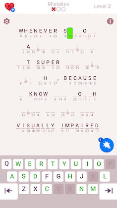 Cryptogram: Word Puzzle - Screenshot 1