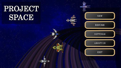 Android application Project Space screenshort