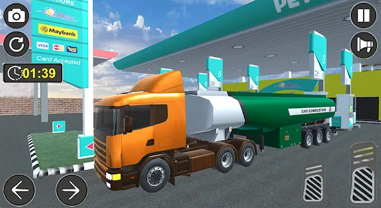 Öltanker-Spiel: LKW-Spiele
