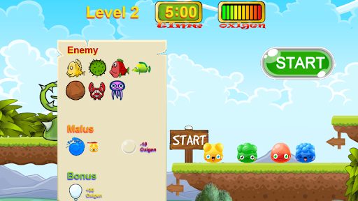 Android application Gummies's Rescue screenshort