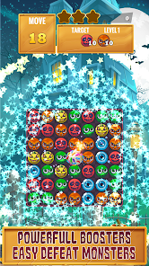 Screenshot 9 Ghost Monster - Match 3 Games android