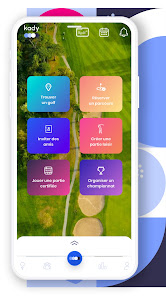 Captura de Pantalla 1 kady Golf, résa, scores & WHS android