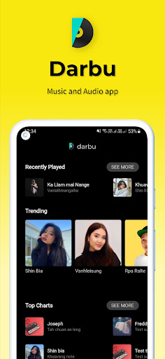 Android application Darbu screenshort