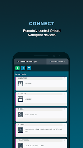 Android application MinKNOW screenshort