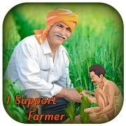 Support Farmers Photo Frame : I Support Farmers DP  Icon