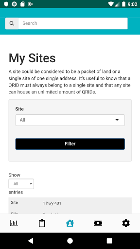 QRIDit Client Screen 3