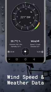 Wind Speed Meter Air Direction 1.23.07 APK + Mod (Unlimited money) إلى عن على ذكري المظهر