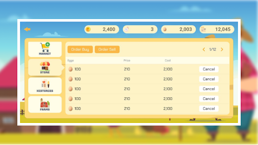 Android application Golden Egg screenshort